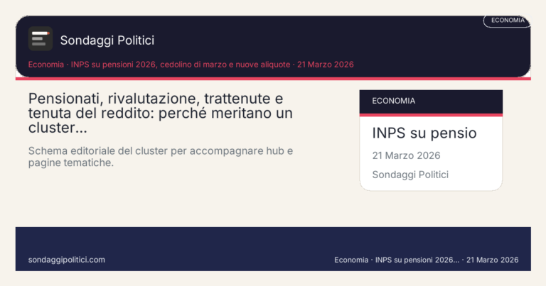 Immagine di anteprima per Pensionati, rivalutazione, trattenute e tenuta del reddito