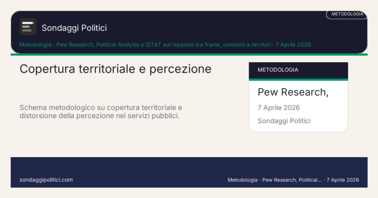 Immagine di anteprima per Copertura territoriale e distorsione della percezione nei servizi pubblici: perché cambiano la lettura