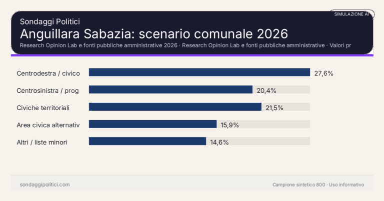 Immagine di anteprima per Anguillara Sabazia 2026, simulazione AI: scenario comunale e limiti