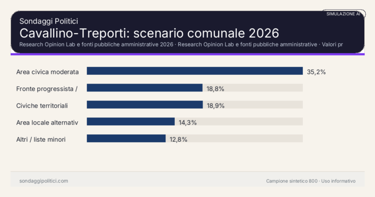 Immagine di anteprima per Cavallino-Treporti 2026, simulazione AI: scenario comunale e limiti