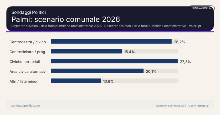 Immagine di anteprima per Palmi 2026, simulazione AI: scenario comunale e limiti