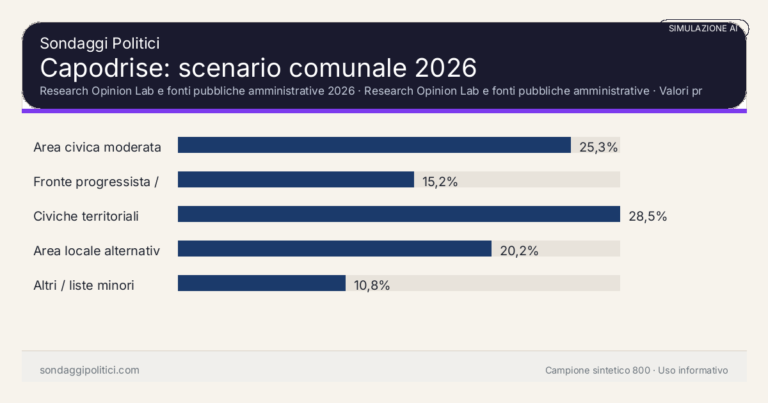 Immagine di anteprima per Capodrise 2026, simulazione AI: scenario comunale e limiti