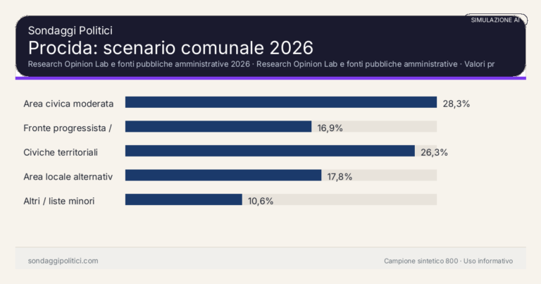 Immagine di anteprima per Procida 2026, simulazione AI: scenario comunale e limiti