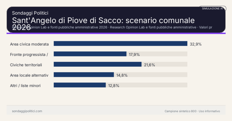 Immagine di anteprima per Sant’Angelo di Piove di Sacco 2026, simulazione AI: scenario comunale e limiti