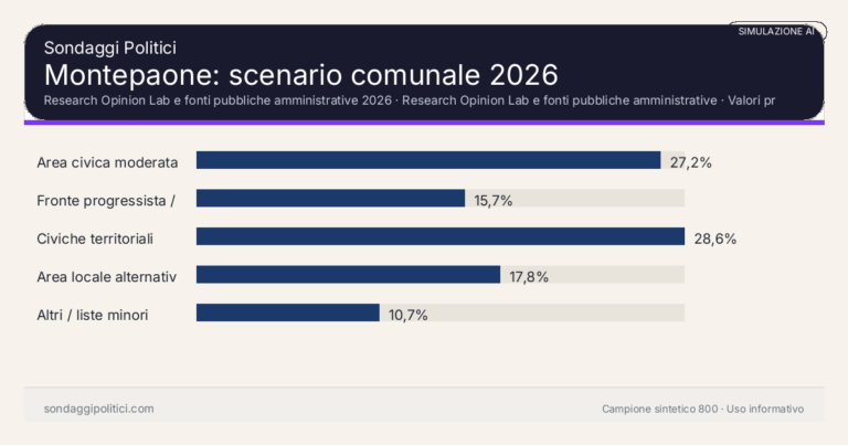 Immagine di anteprima per Montepaone 2026, simulazione AI: scenario comunale e limiti