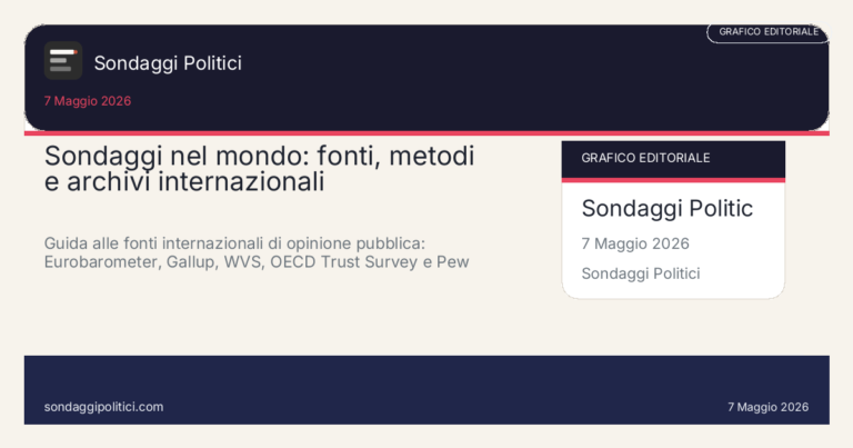 Sondaggi nel mondo: fonti, metodi e archivi internazionali